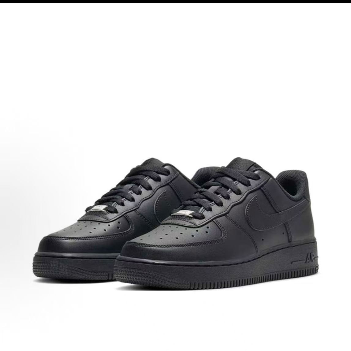 Nike Air Force 1 '07 all black - Nike Shoes Air Force 1 ulasan dan harga