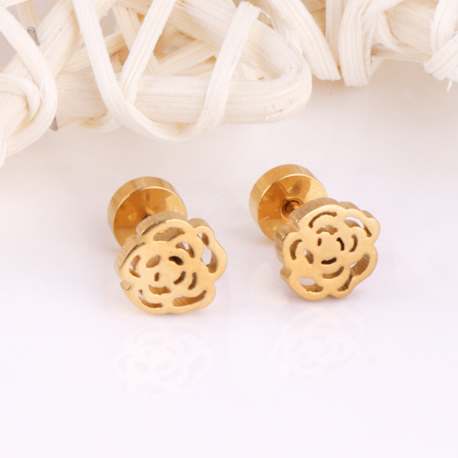 LUXUKISSKIDS 1pairs Small Ear  - Body Jewelry Surgical Steel ulasan dan harga